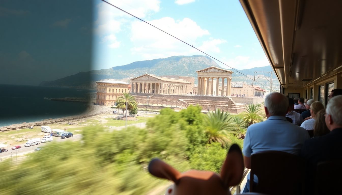 Hero image illustrating Le Guide Ultime : Comment aller de Sorrente à Pompéi (Guide de Voyage 2026) in Pompeii, Italy